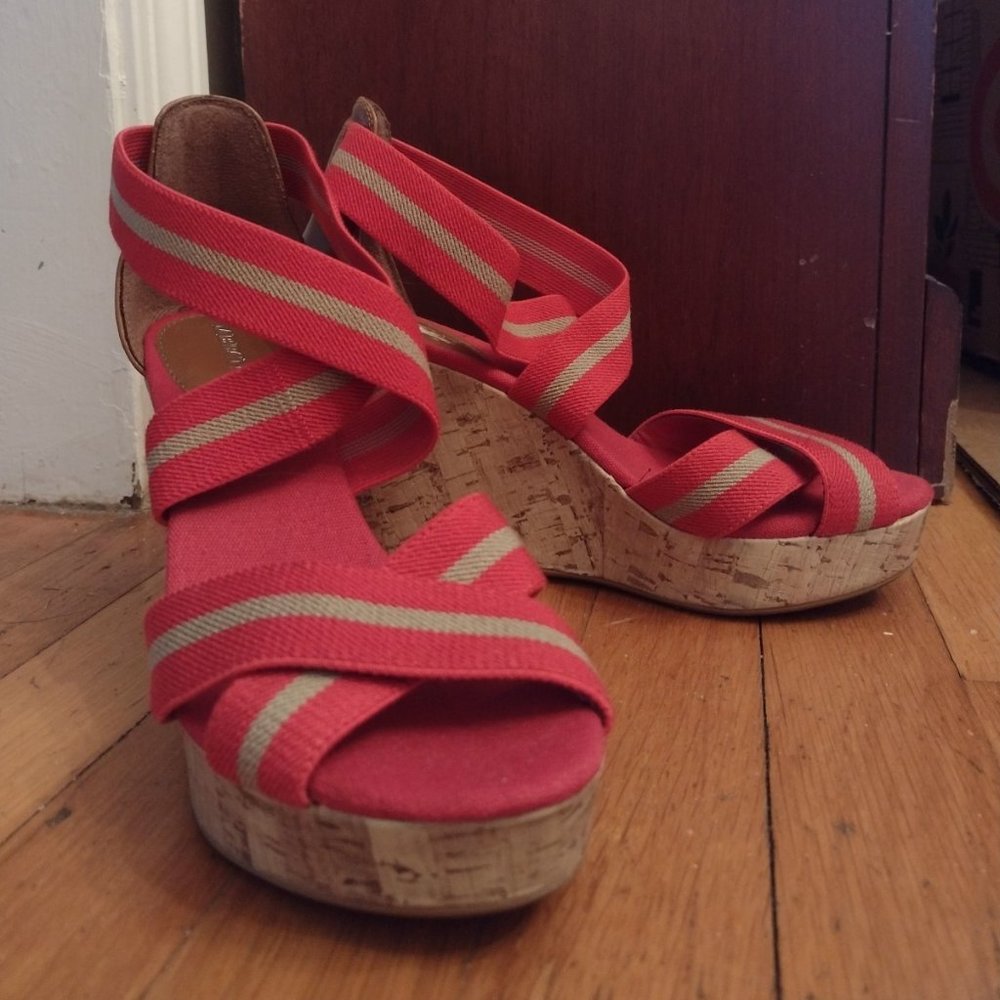 Cork Platform Wedge Sandals- Summer Vibes!